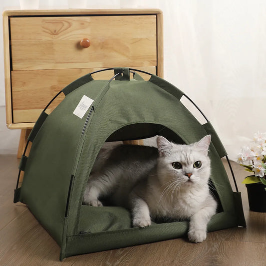 Pet Tent Bed Cats House Supplies Products Accessories Warm