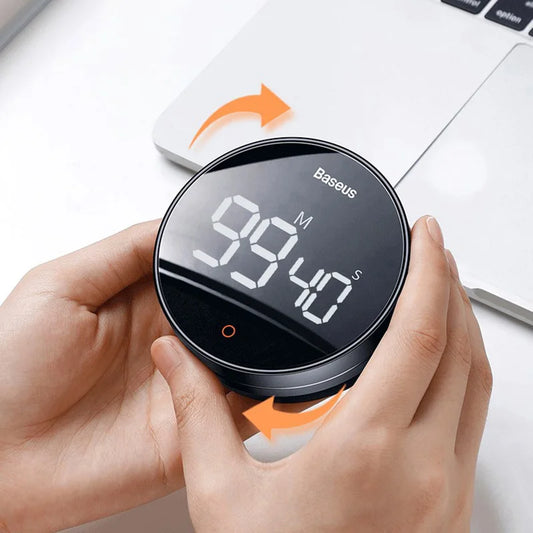 Magnetic Kitchen Timer Digital Timer Manual Countdown Alarm Clock