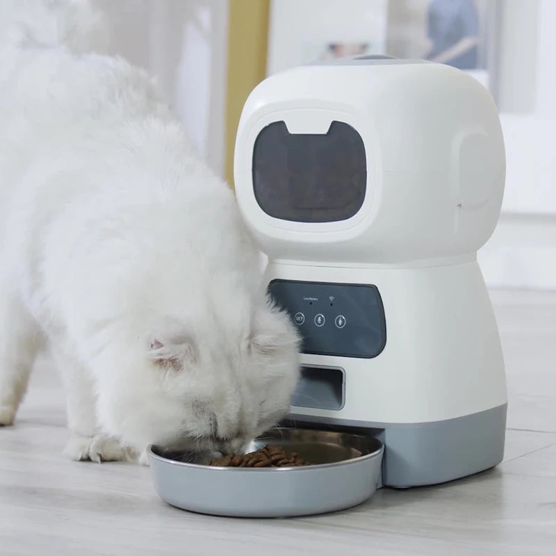 Automatic Pet Feeder Smart Food Dispenser For Dog Cat Bowl