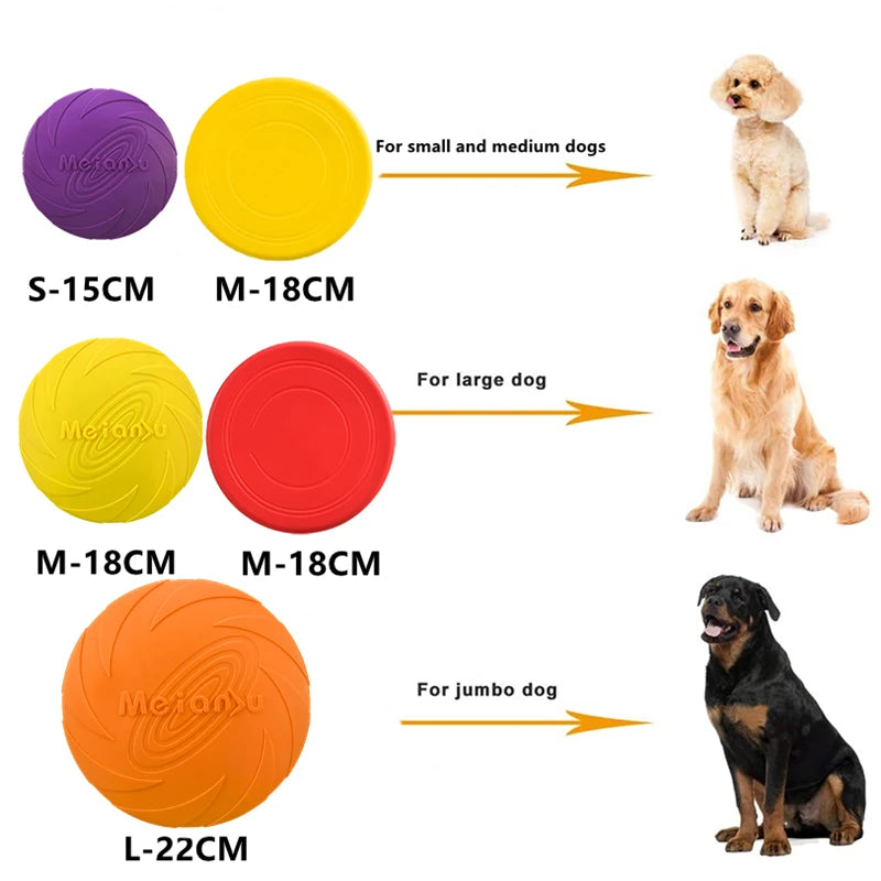 Bite Resistant Flying Disc Toys For Dog Multifunction Pet Puppy Training Toys